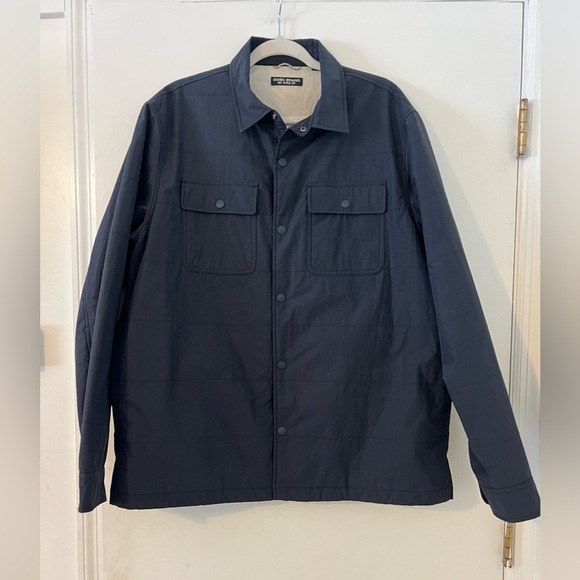 OOBE Brand Men's Snap Front Deck Shirt Jacket blue size L (H102) - Picture 1 of 14